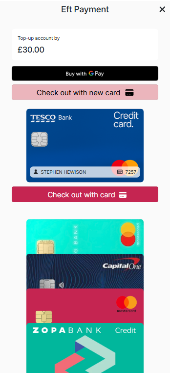 Order Ahead Food Menu